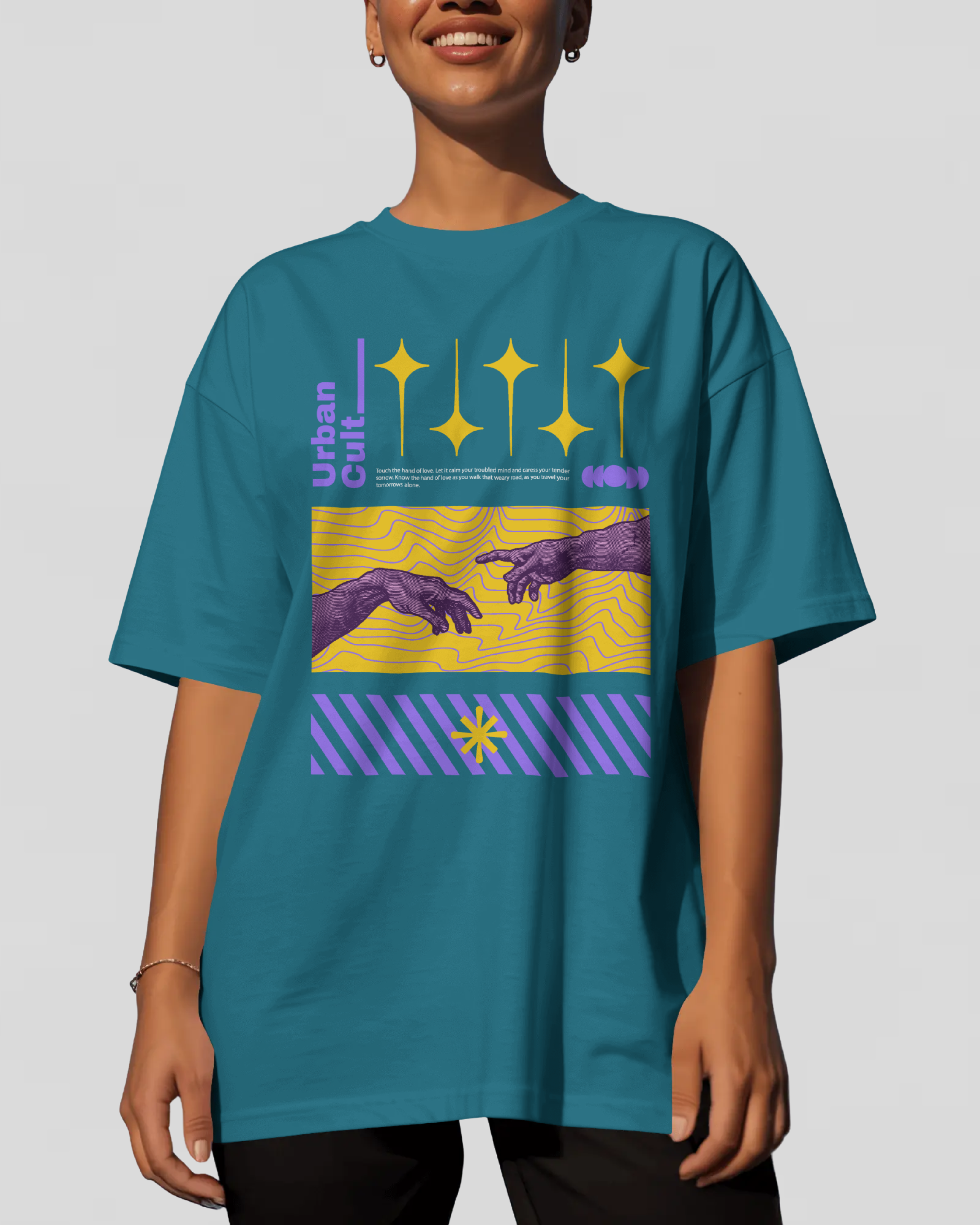 URBAN CULT Tshirt (Vrystal Teal)