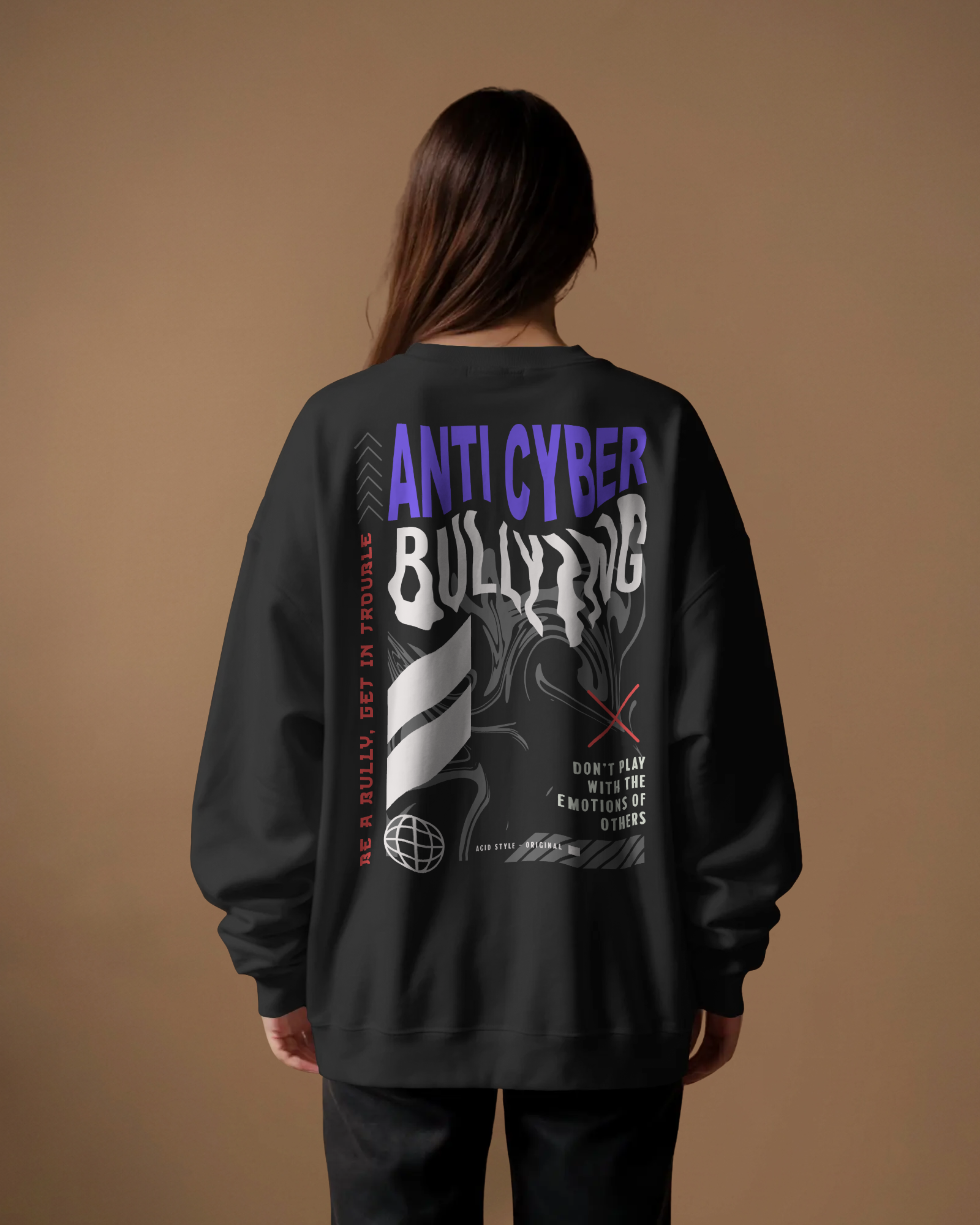 ANTI CYBER Sweatshirt (Black)