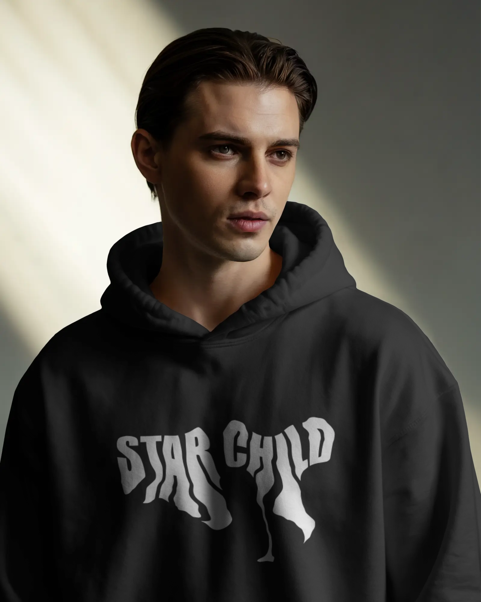 STAR CHILD Oversize Hoodie (Black)