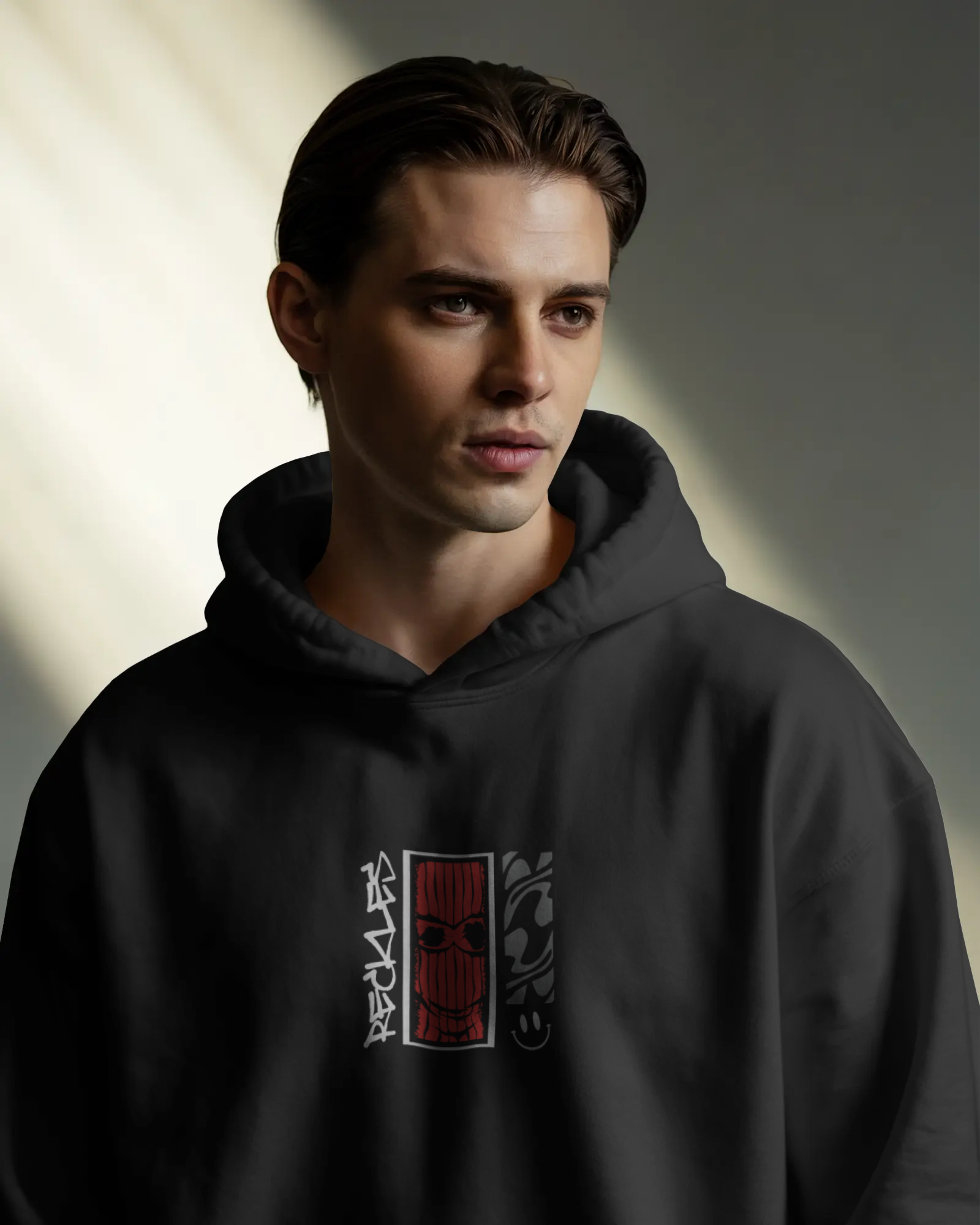 RACKLESS Oversize Hoodie (Black)